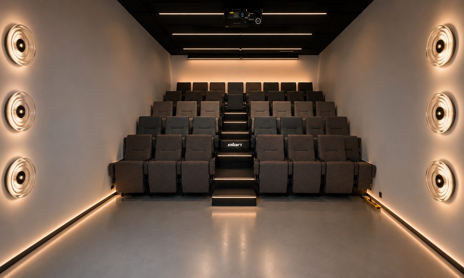 Inside the room for the Stockholm industry screening